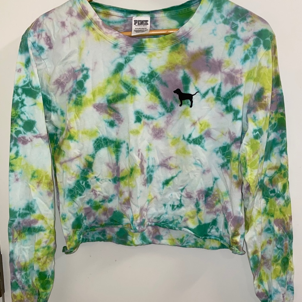 Tye dye pink long sleeve